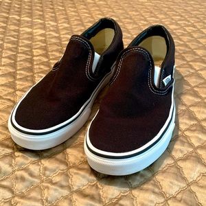 Vans classic slip on black womens size 6.5